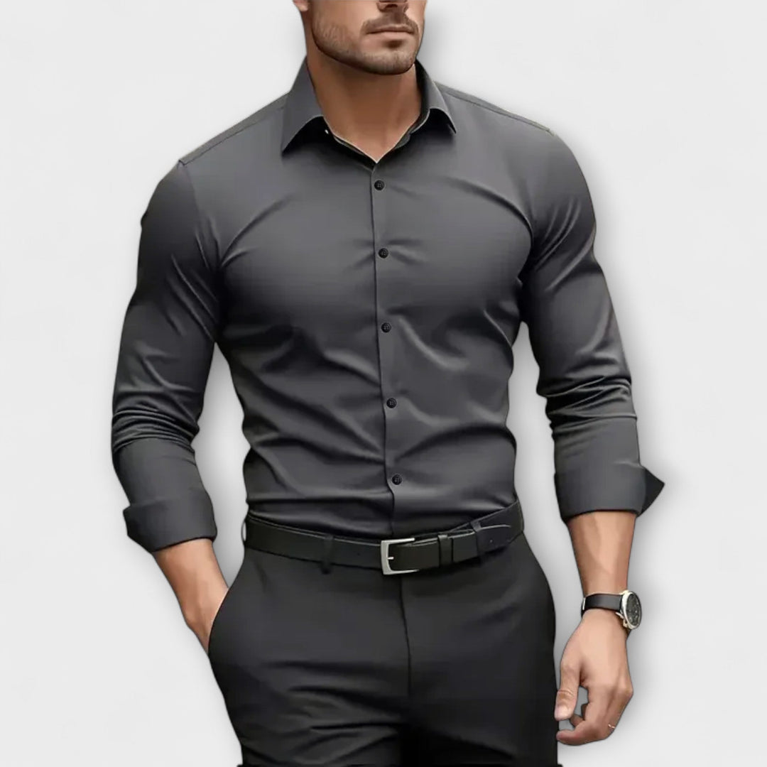 Jasper | Luxe Long Sleeve Breathable Shirt