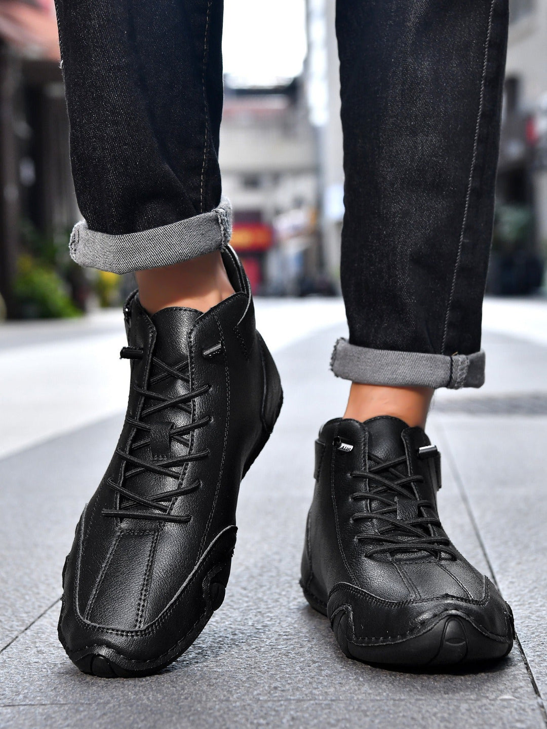 Cryssa | Men’s Orthopedic Mid-Top Boots