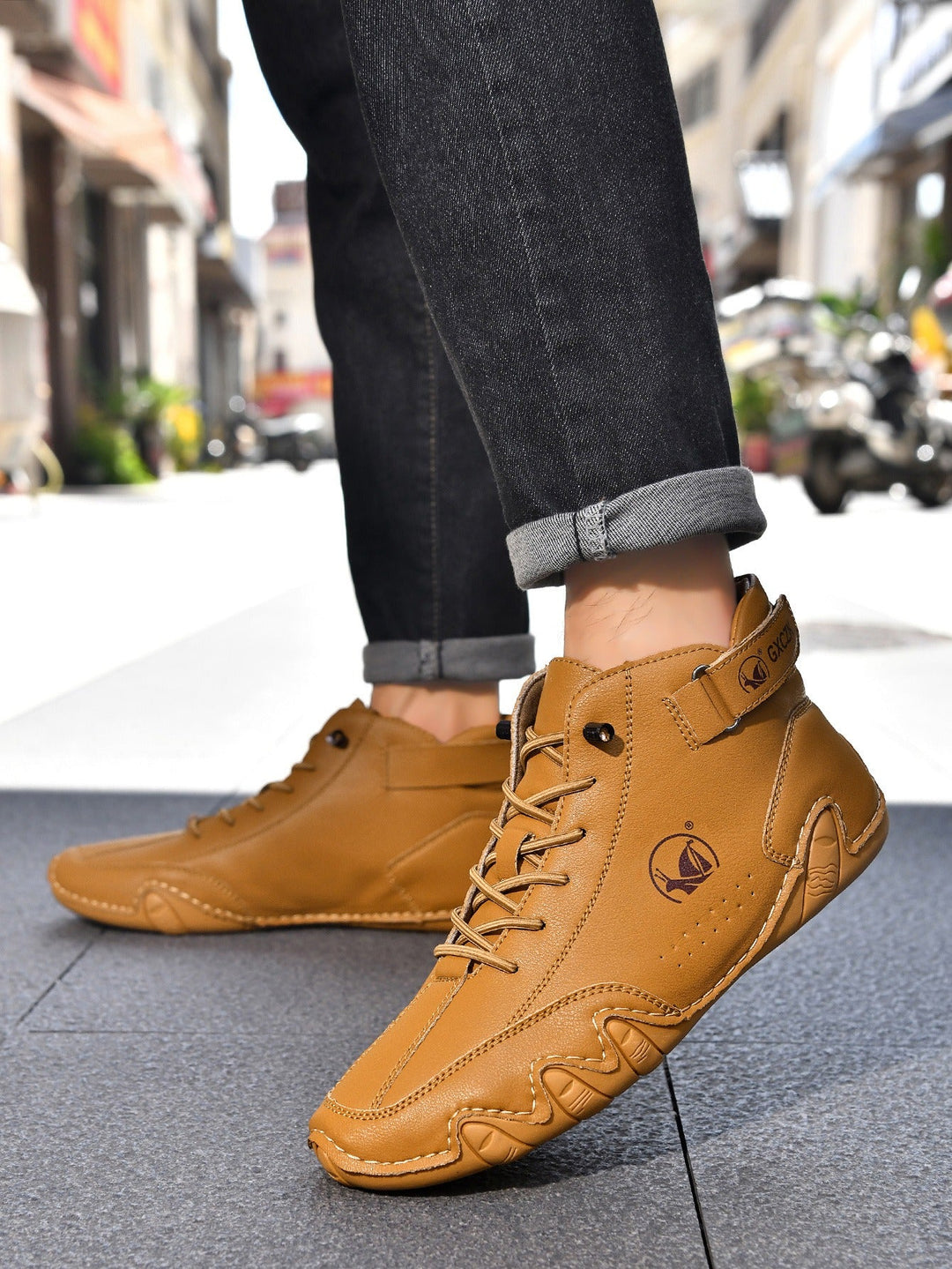 Cryssa | Men’s Orthopedic Mid-Top Boots