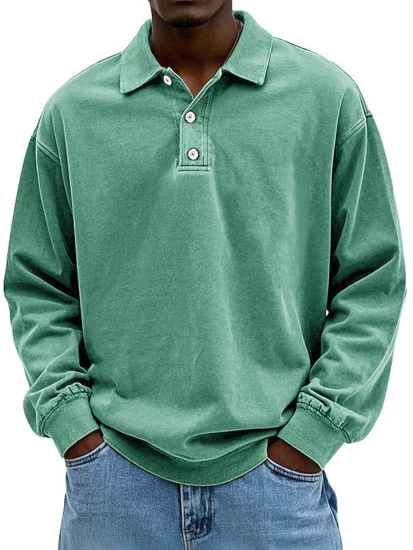 Wilfred | Men's Casual Long Sleeve Polo