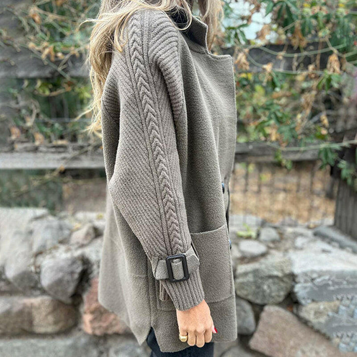 ISOLA | Mid-Length Double-Breasted Coat