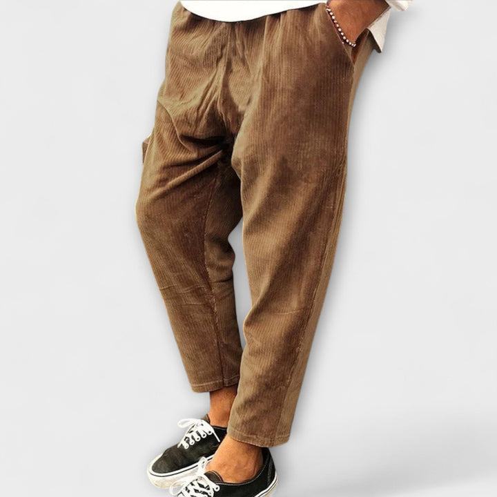 **Julian | Versatile Microfibre Trousers**
